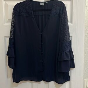 Soho xxl Navy blue blouse.